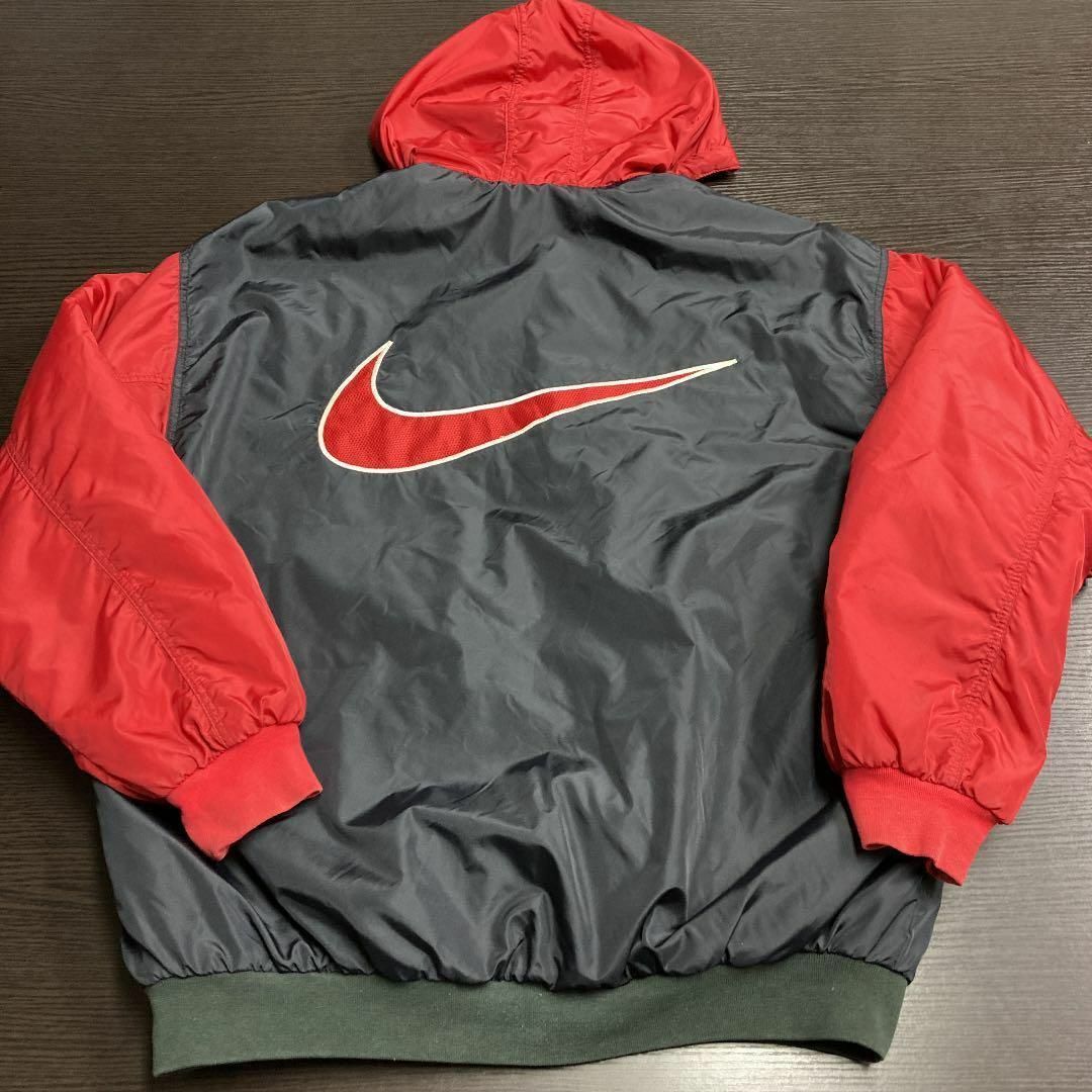 NIKE - ナイキ 90's ナイロンジャケット キルティング リブ 古着 NIKE - ナイキ 90's ナイロンジャケット キルティング リブ 古着