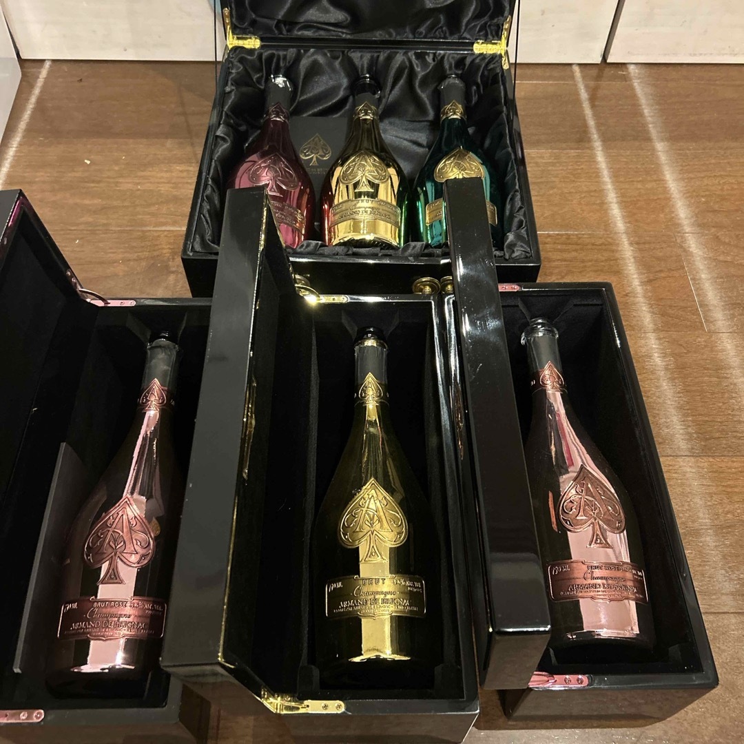 アルマンド 空き瓶&箱付き 6本セット アルマンド 空き瓶&箱付き 6本セット