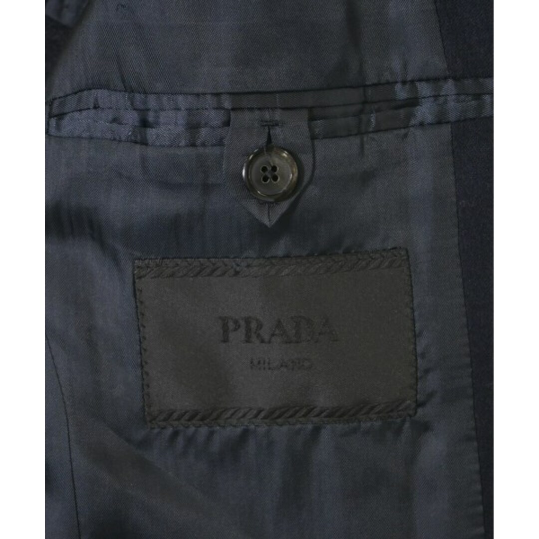 PRADA - PRADA プラダ テーラードジャケット 48(L位) 紺 【古着 PRADA - PRADA プラダ テーラードジャケット 48(L位) 紺 【古着