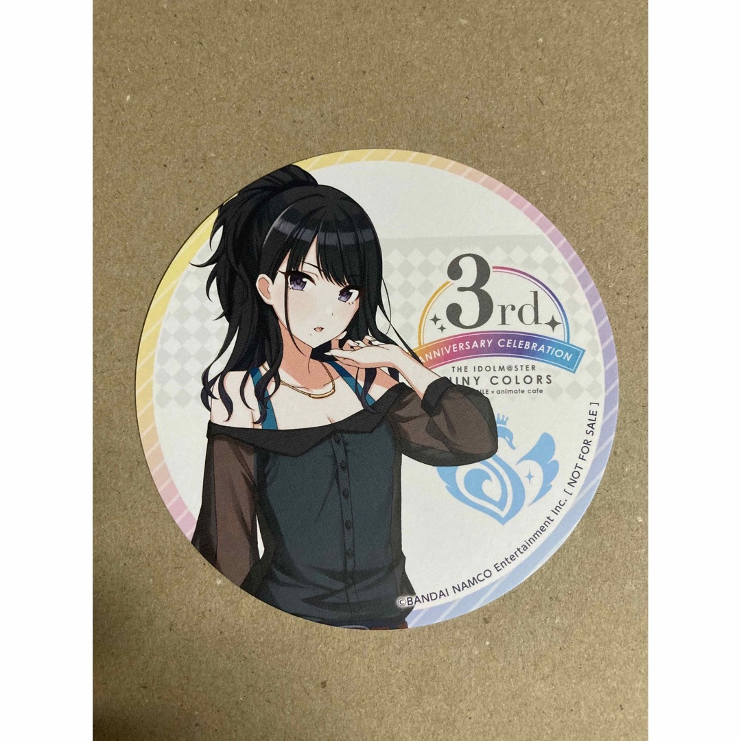 BANDAI NAMCO Entertainment(バンダイナムコエンターテインメント)のシャニマス コースター 灯織 エンタメ/ホビーのおもちゃ/ぬいぐるみ(キャラクターグッズ)の商品写真