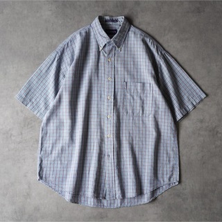 VINTAGE - 90s GANT チェックシャツ リネンシャツ 半袖シャツ