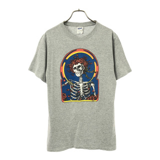 アンヴィル GRATEFUL DEAD ドクロ 半袖 Tシャツ S グレー anvil メンズ(Tシャツ/カットソー(半袖/袖なし))