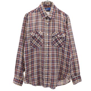 J.C.PENNEY - ジェーシーペニー 80s ヴィンテージ 長袖 チェック J.C.PENNEY - ジェーシーペニー 80s ヴィンテージ 長袖 チェック