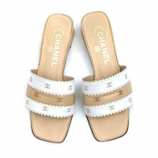 シャネル(CHANEL)のCHANEL サンダル ミュール ココマーク 34 ／ 22cm(サンダル)