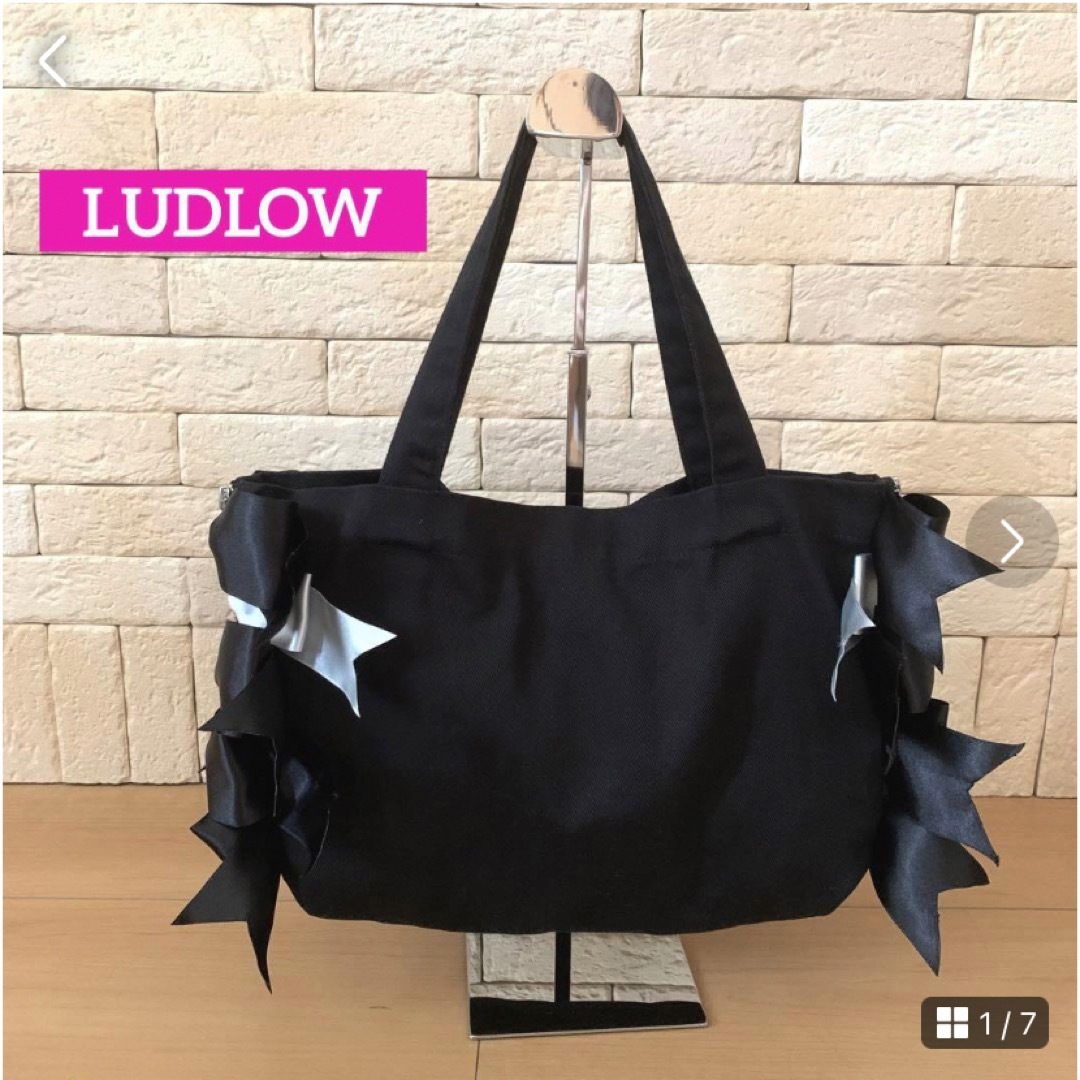 LUDLOW - LUDLOW ラドロー サイドリボントートバッグの通販 by LUDLOW - LUDLOW ラドロー サイドリボントートバッグの通販 by