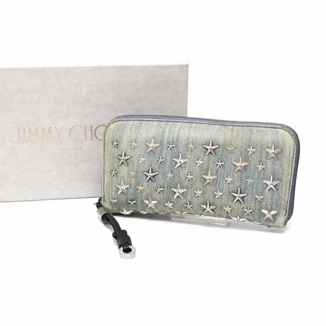 ジミーチュウ フィリッパ 長財布 ロングウォレット デニム ジミーチュウ フィリッパ 長財布 ロングウォレット デニム