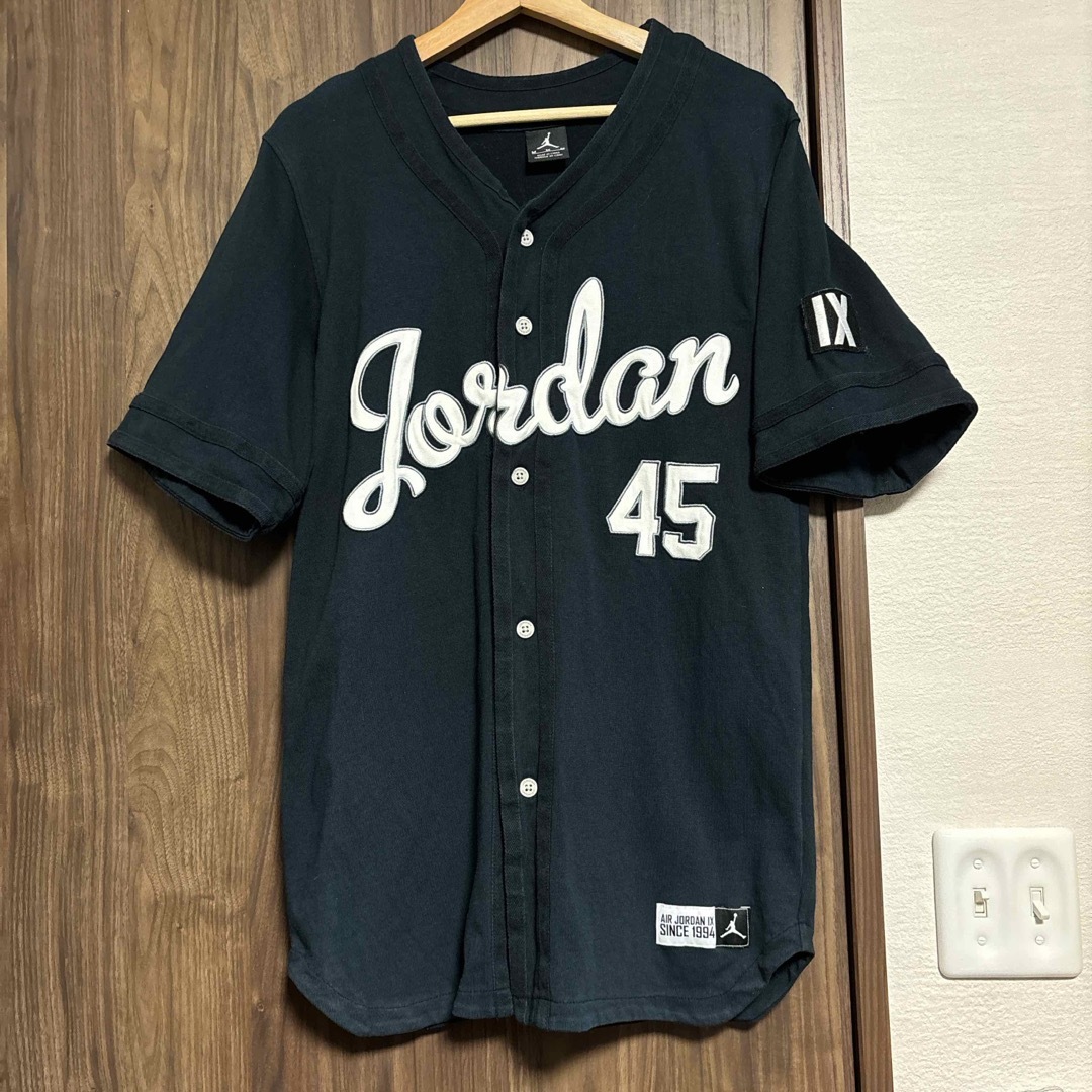 NIKE - 【レア】jordan ベースボールシャツの通販 by やまもと's NIKE - 【レア】jordan ベースボールシャツの通販 by やまもと's