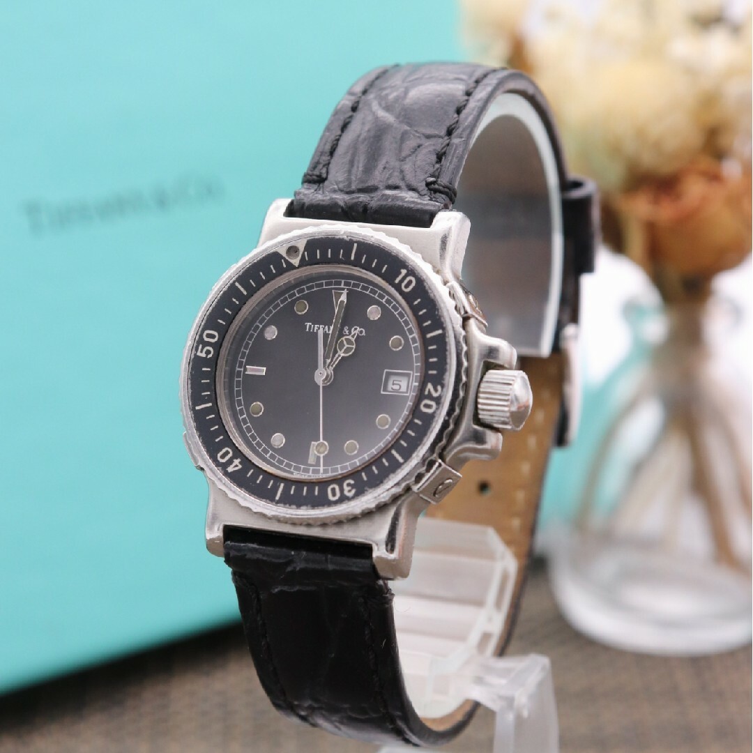 Tiffany & Co. - 正規品【新品電池】Tiffany ダイバーズウォッチ Tiffany & Co. - 正規品【新品電池】Tiffany ダイバーズウォッチ