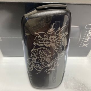 プルームテック(PloomTECH)の龍 ダルマ デザイン 加工 プルームエックス アドバンスド Ploom X 黒(タバコグッズ)