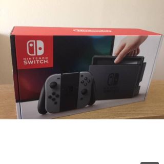 ニンテンドウ(任天堂)の新品 Nintendo Switch ニンテンドースイッチ 本体 グレー(家庭用ゲーム機本体)