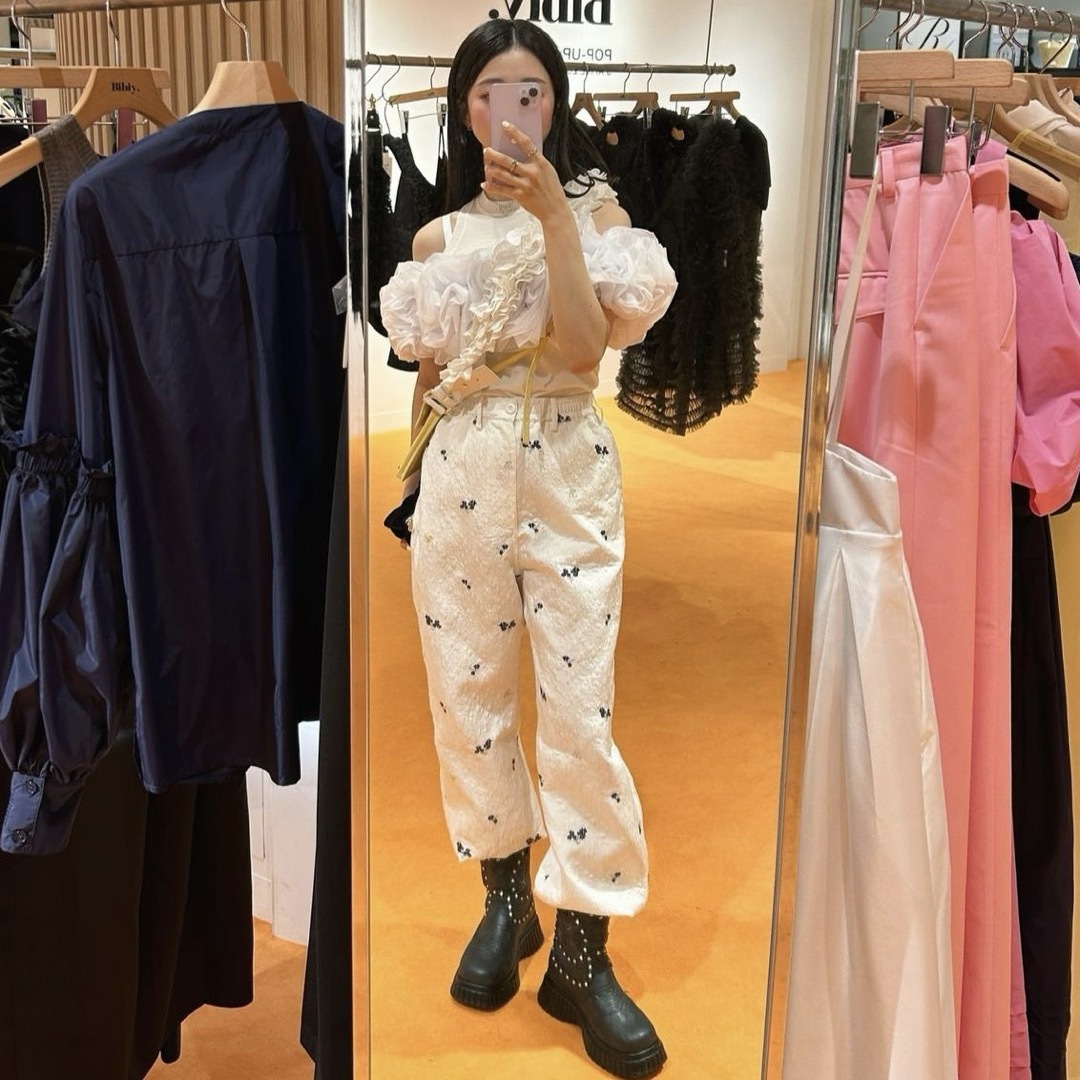 B. COSMOS PANTS bibiy パンツ コスモスパンツの通販 by B. COSMOS PANTS bibiy パンツ コスモスパンツの通販 by