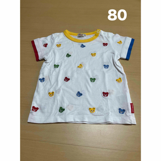 mikihouse - ミキハウス カラフル プチプッチー Tシャツ 80