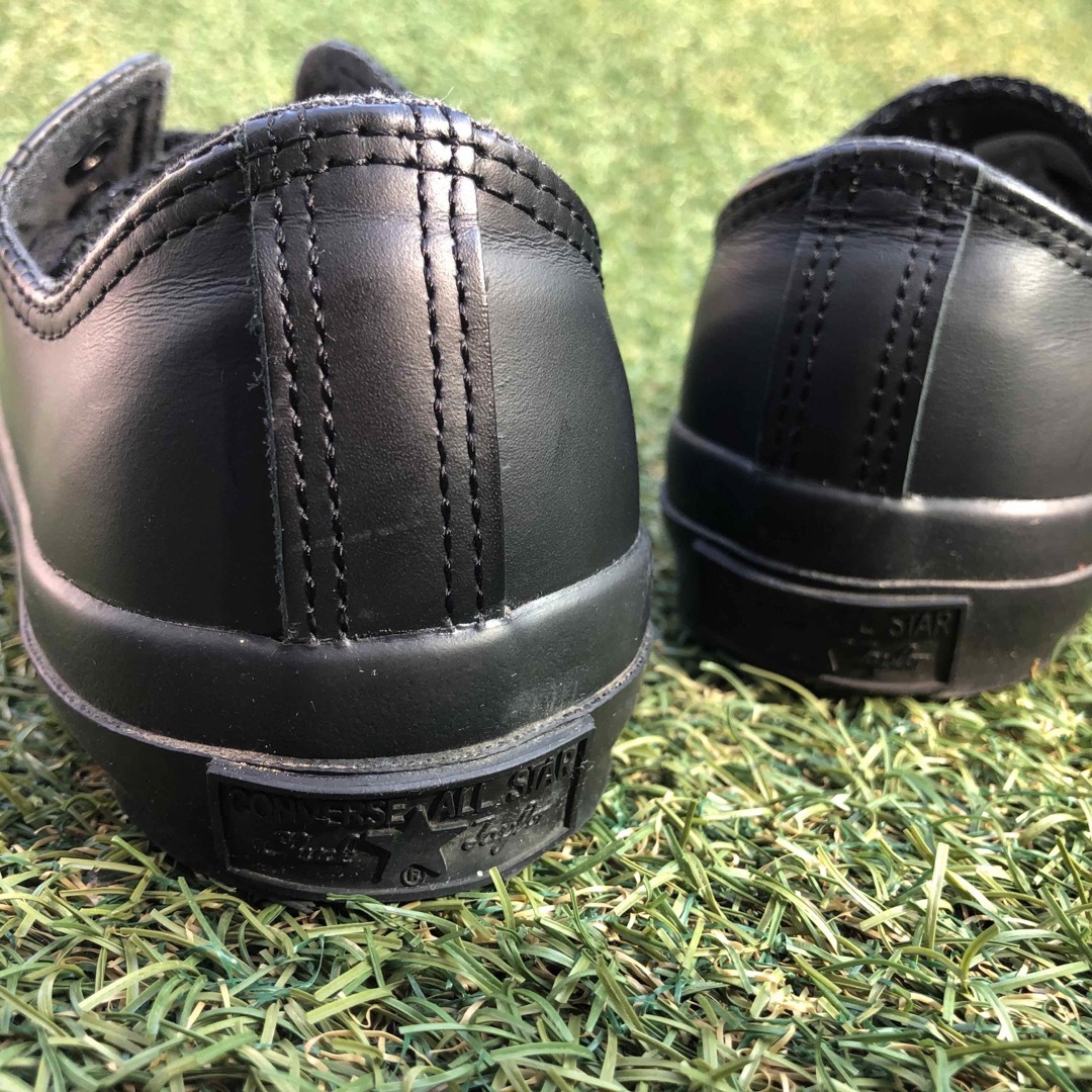 CONVERSE - 美品24 converse コンバース レザー オールスター CONVERSE - 美品24 converse コンバース レザー オールスター