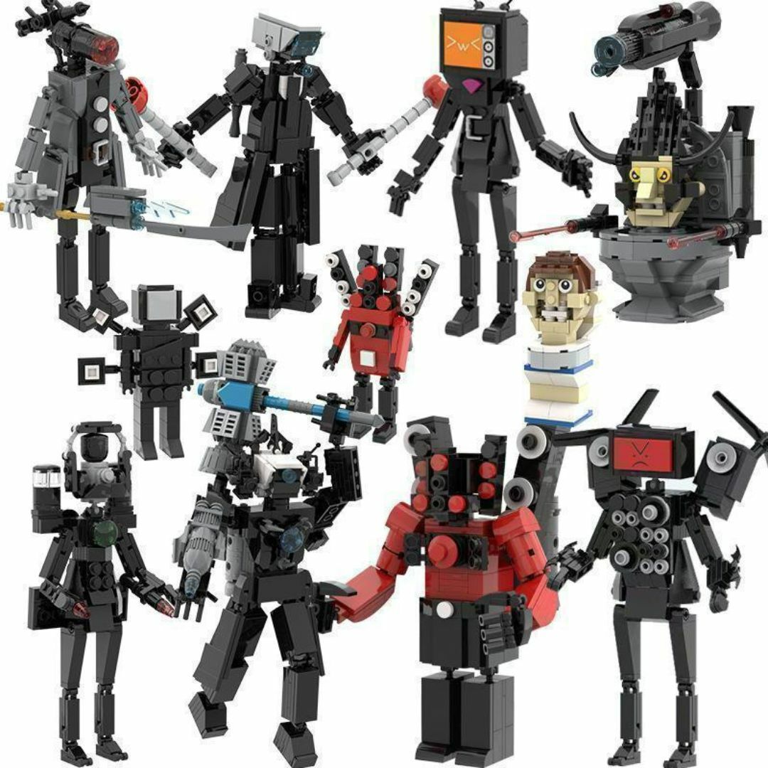 スキビディトイレ レゴ互換ブロック人形タイタンスピーカーマン スキビディトイレ レゴ互換ブロック人形タイタンスピーカーマン