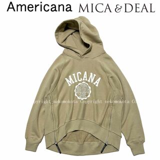 AMERICANA - MICANA アメリカーナ mica&deal カレッジ パーカー マイカーナ