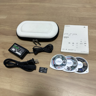 PlayStation Portable - PSP ポーチ 充電器 ソフト3点 まとめ売り