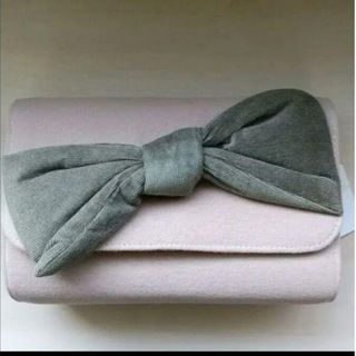 ページボーイ(PAGEBOY)のPAGEBOY ショルダーバッグ クラッチバッグ リボン コーデュロイ(ショルダーバッグ)