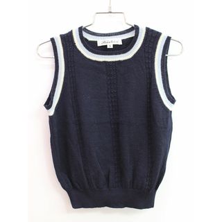 【新入荷!】▲荻窪七里▲110cm(S) ベスト 濃紺 お受験 フォーマル お稽古 通塾 見学会 通園 通学 七五三 冠婚葬祭【中古】子供服 キッズ kids 女の子 fml 606042(その他)