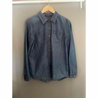 デニム　ダンガリーシャツ   レディース Size S(シャツ/ブラウス(長袖/七分))