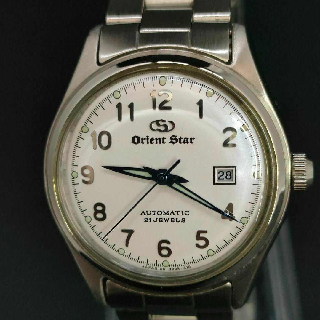 ORIENT - 極美品 稼働品 オリエントスター ホワイト ブルー ORIENT - 極美品 稼働品 オリエントスター ホワイト ブルー