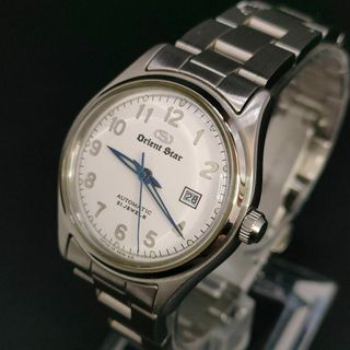 ORIENT - 極美品 稼働品 オリエントスター ホワイト ブルー ORIENT - 極美品 稼働品 オリエントスター ホワイト ブルー