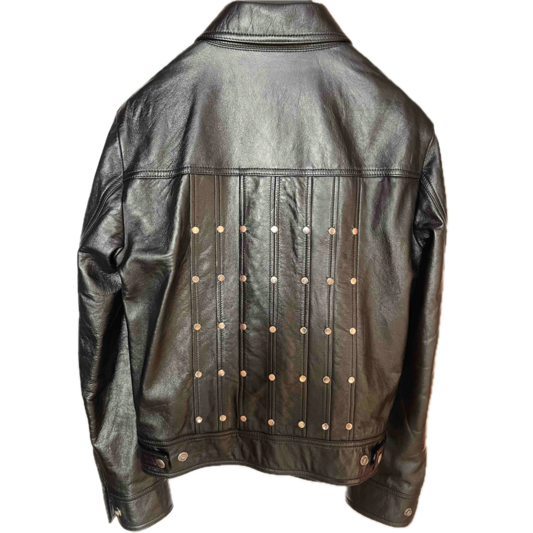 CELINE - セリーヌ スタッズ トラッカー レザージャケット 44 CELINE - セリーヌ スタッズ トラッカー レザージャケット 44