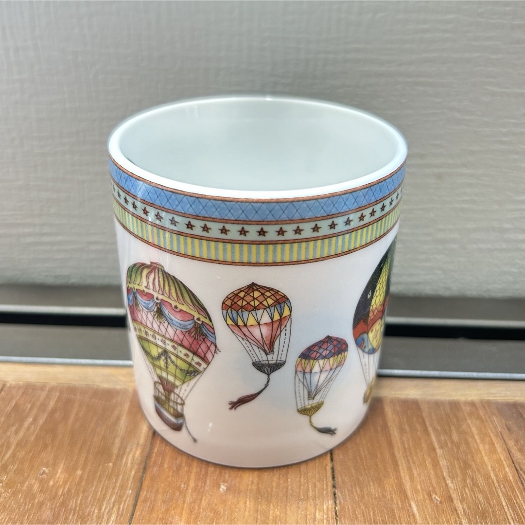 ZARA HOME - 3151:ZARAHOME 気球柄 マグカップ アンティーク風 ZARA HOME - 3151:ZARAHOME 気球柄 マグカップ アンティーク風