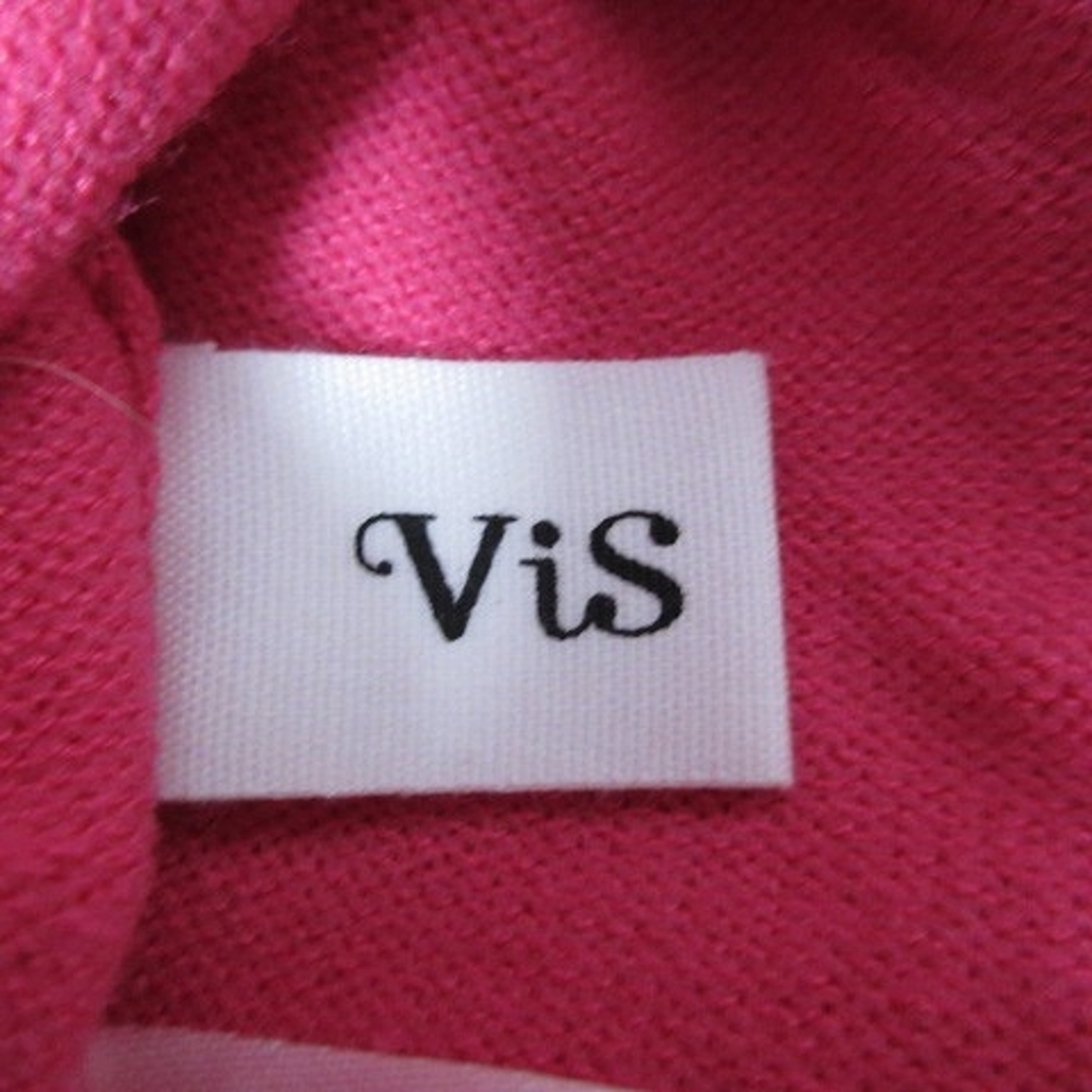 ViS - ビス ニット カーディガン 長袖 ビジューボタン 薄手 M ViS - ビス ニット カーディガン 長袖 ビジューボタン 薄手 M