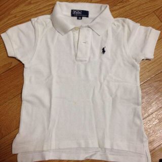 ポロラルフローレン(POLO RALPH LAUREN)のポロラルフローレン☆白 ポロシャツ☆サイズ90(その他)