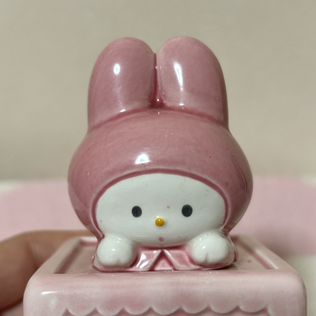 マイメロディ - サンリオ レトロ 年代不明 マイメロディ 陶器 マイメロディ - サンリオ レトロ 年代不明 マイメロディ 陶器
