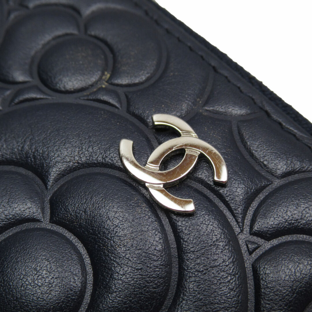 付属品完備】CHANEL カメリア ラウンドファスナー - 小物 付属品完備】CHANEL カメリア ラウンドファスナー - 小物