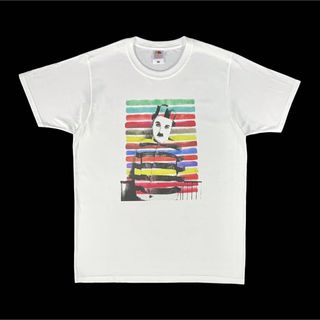 新品 未使用 チャップリンの冒険 囚人服 ボーダーペイント アート Tシャツ(Tシャツ/カットソー(半袖/袖なし))