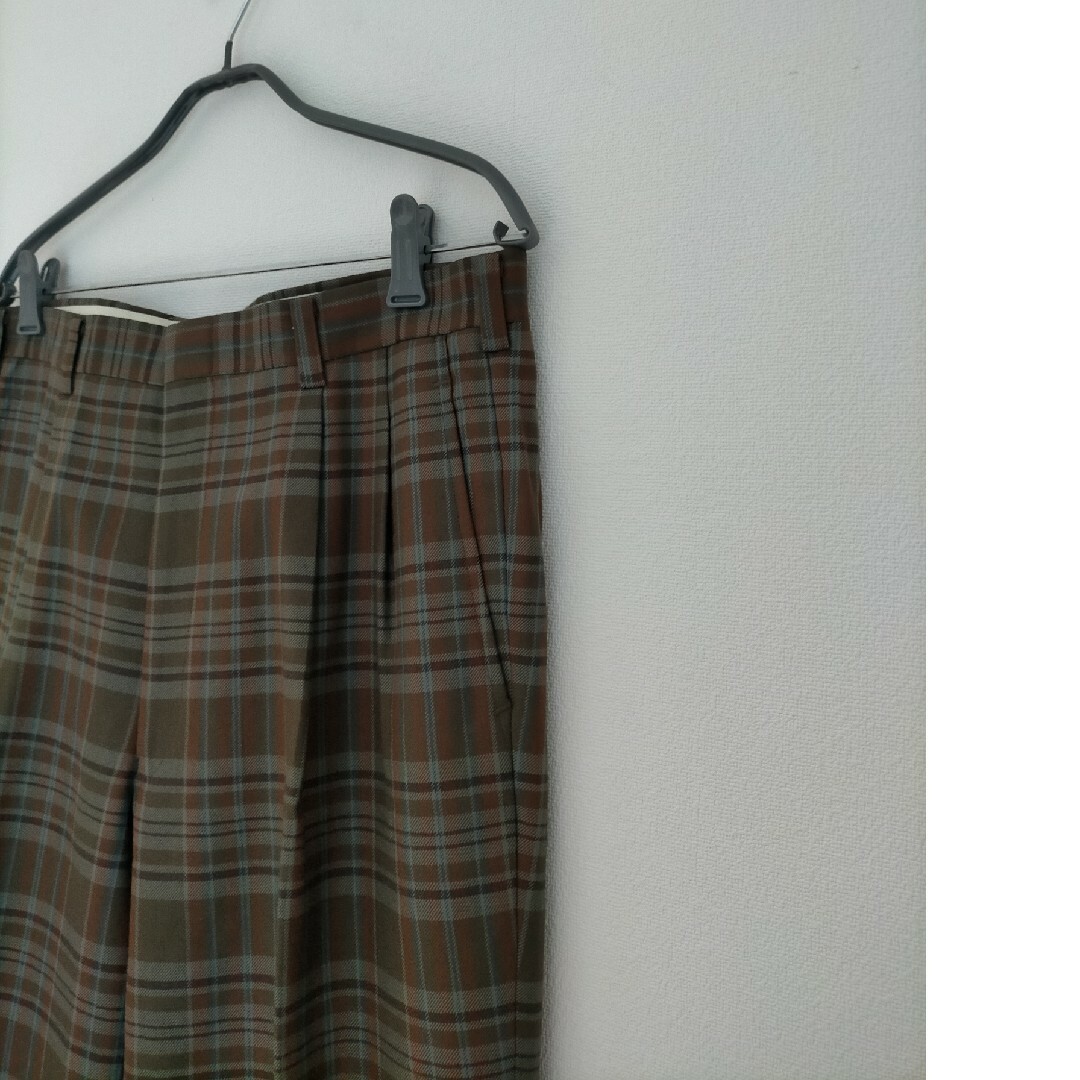 VINTAGE - ヴィンテージ古着 タータンチェック ツータック VINTAGE - ヴィンテージ古着 タータンチェック ツータック