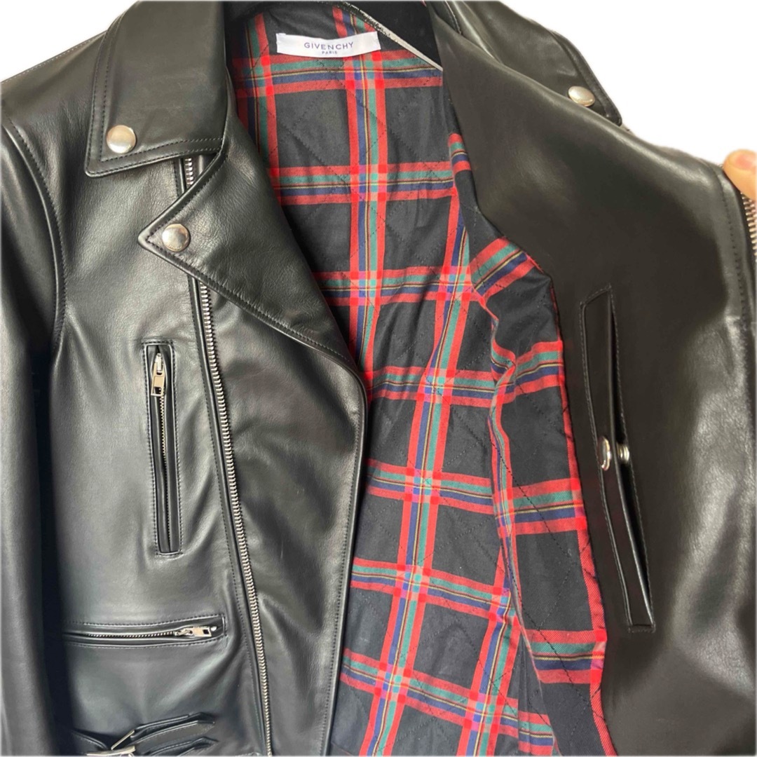 GIVENCHY - ジバンシー ライトニング カーフ ダブル ライダース GIVENCHY - ジバンシー ライトニング カーフ ダブル ライダース