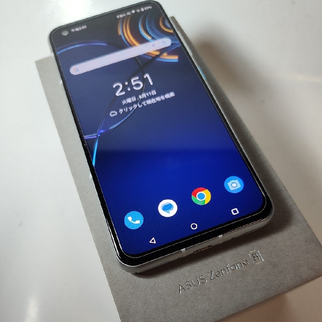 ASUS スマートフォン Zenfone 8 ムーンライトホワイト ZS590… ASUS スマートフォン Zenfone 8 ムーンライトホワイト ZS590…