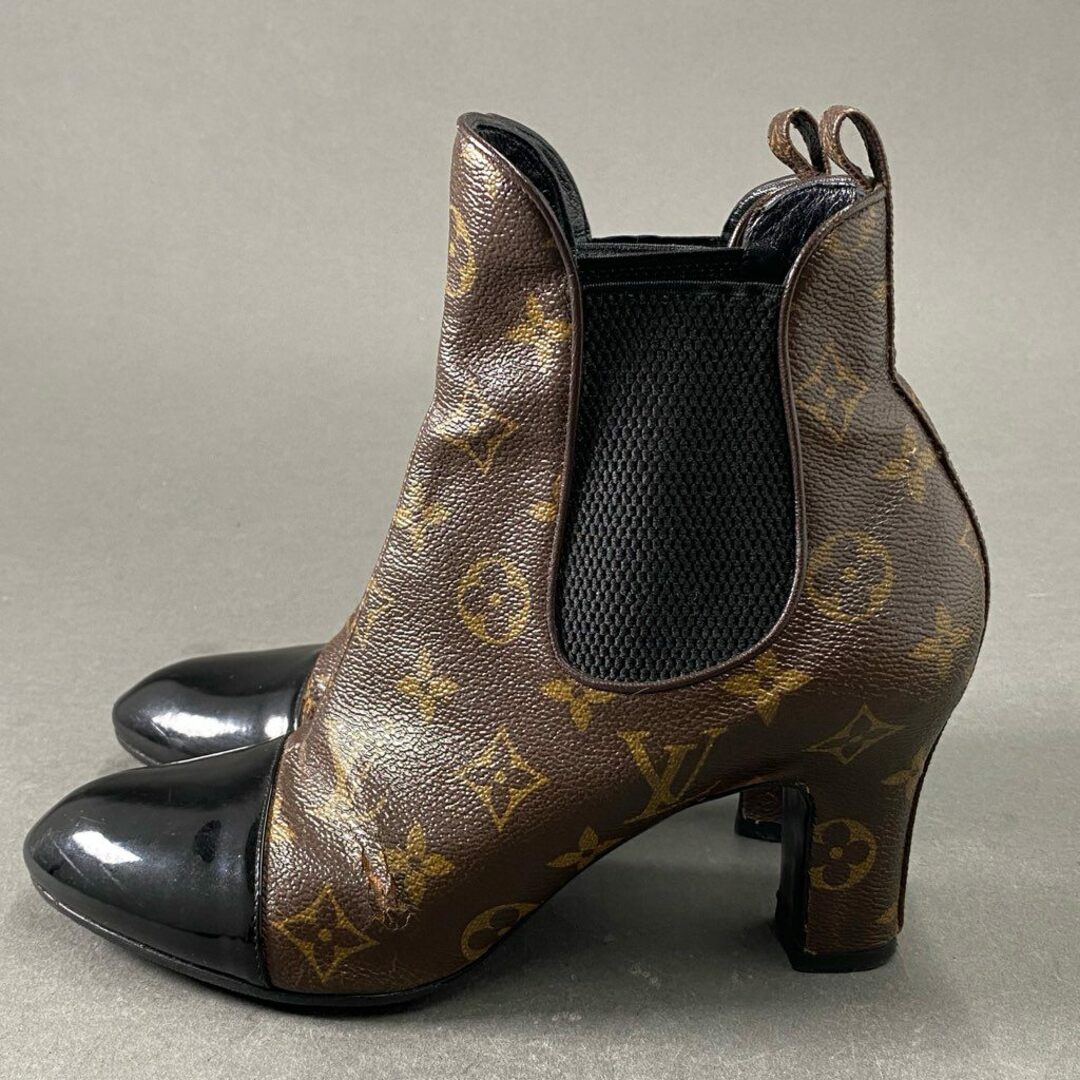 9f13 LOUIS VUITTON ルイヴィトン モノグラム サイドゴア ヒール 9f13 LOUIS VUITTON ルイヴィトン モノグラム サイドゴア ヒール