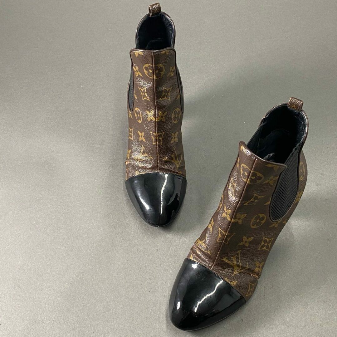 9f13 LOUIS VUITTON ルイヴィトン モノグラム サイドゴア ヒール 9f13 LOUIS VUITTON ルイヴィトン モノグラム サイドゴア ヒール