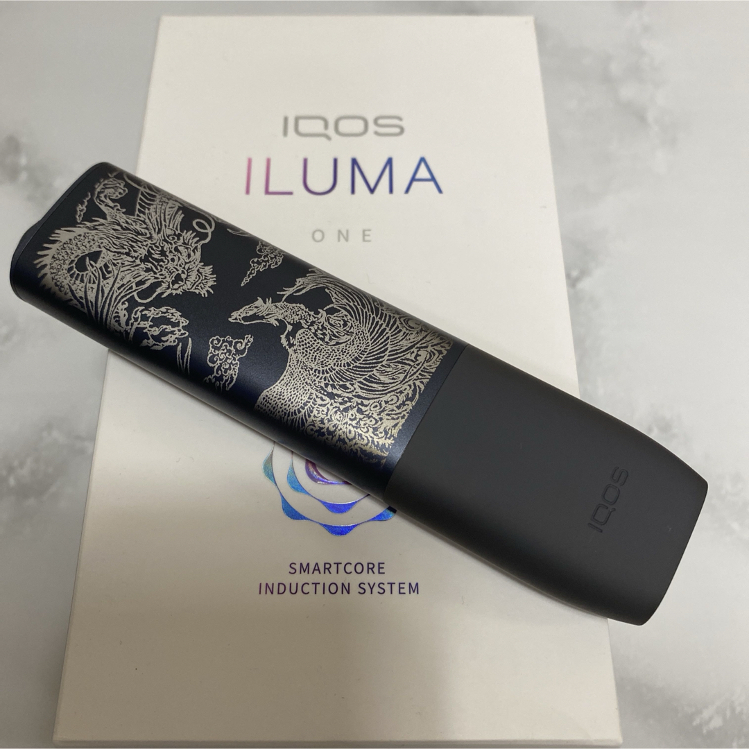IQOS - iQOS ILUMA ONE イルマワン レーザー加工 龍 鳳凰 両面 IQOS - iQOS ILUMA ONE イルマワン レーザー加工 龍 鳳凰 両面