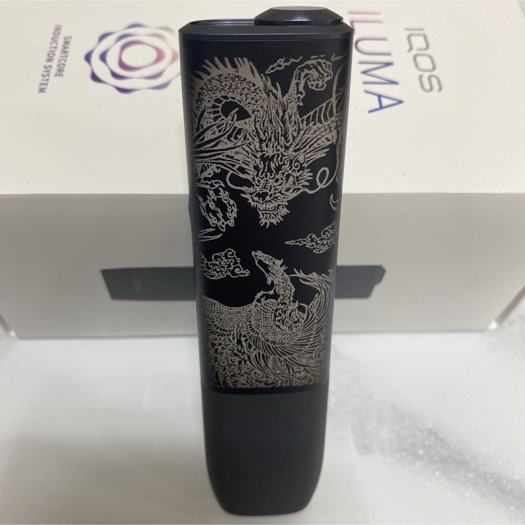 IQOS - iQOS ILUMA ONE イルマワン レーザー加工 龍 鳳凰 両面 IQOS - iQOS ILUMA ONE イルマワン レーザー加工 龍 鳳凰 両面