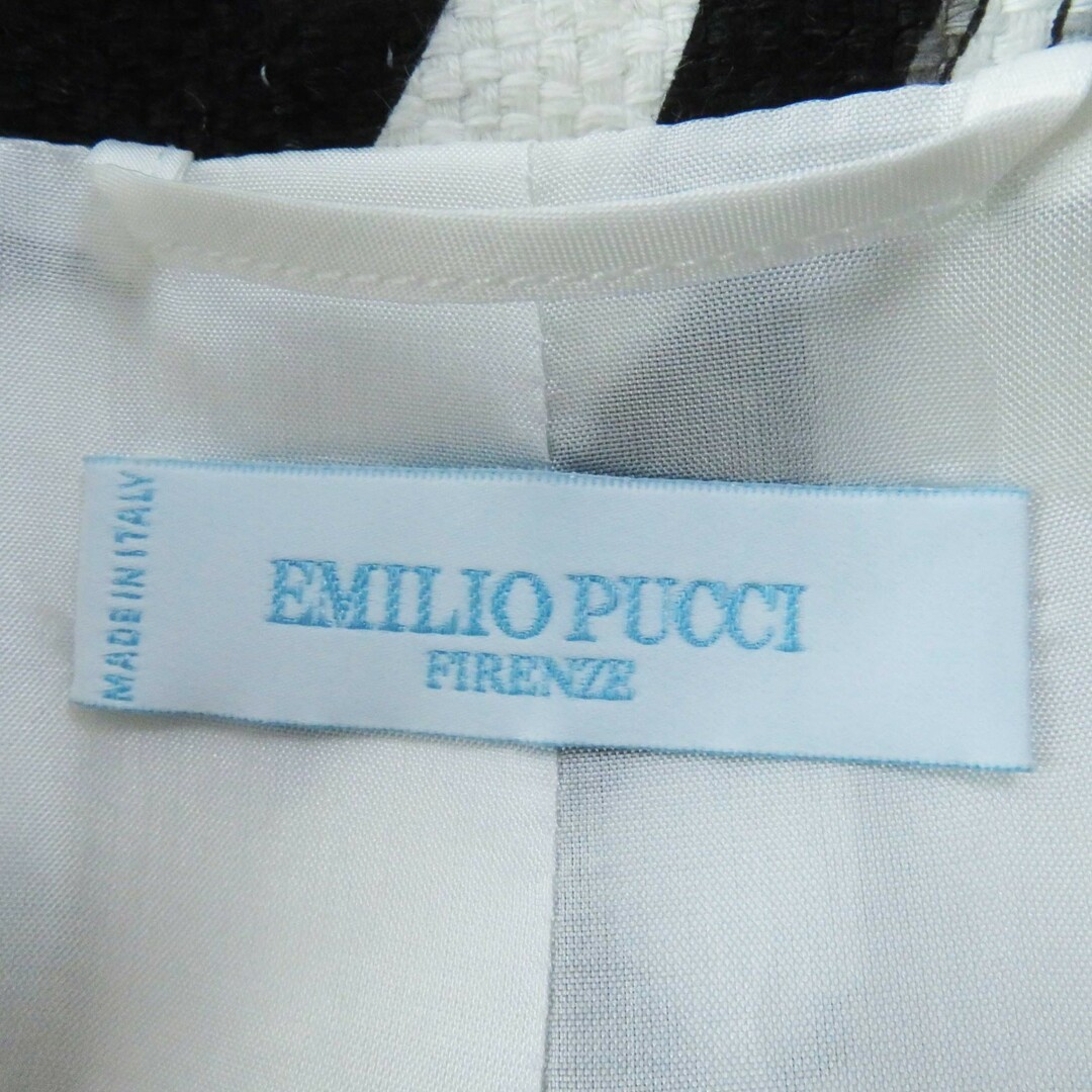 極美品◎Emilio Pucci エミリオ・プッチ リネン コットン混 極美品◎Emilio Pucci エミリオ・プッチ リネン コットン混