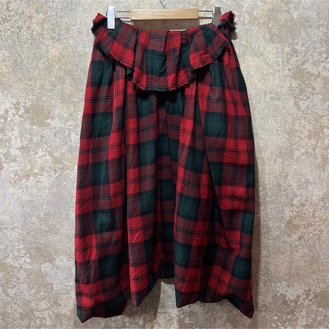 COMME des GARCONS - COMME des GARCONS 赤チェック サルエル COMME des GARCONS - COMME des GARCONS 赤チェック サルエル
