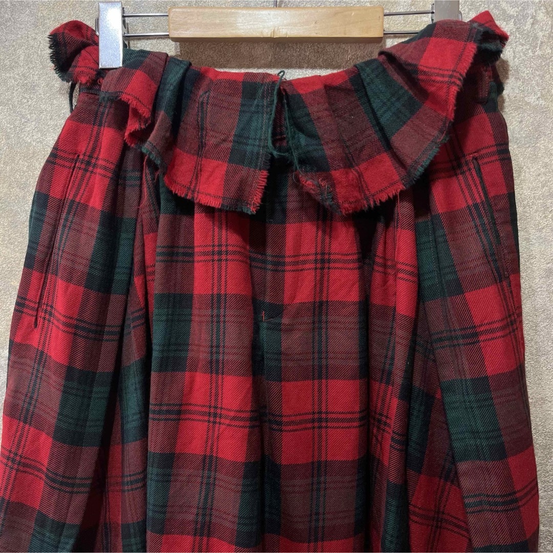 COMME des GARCONS - COMME des GARCONS 赤チェック サルエル COMME des GARCONS - COMME des GARCONS 赤チェック サルエル