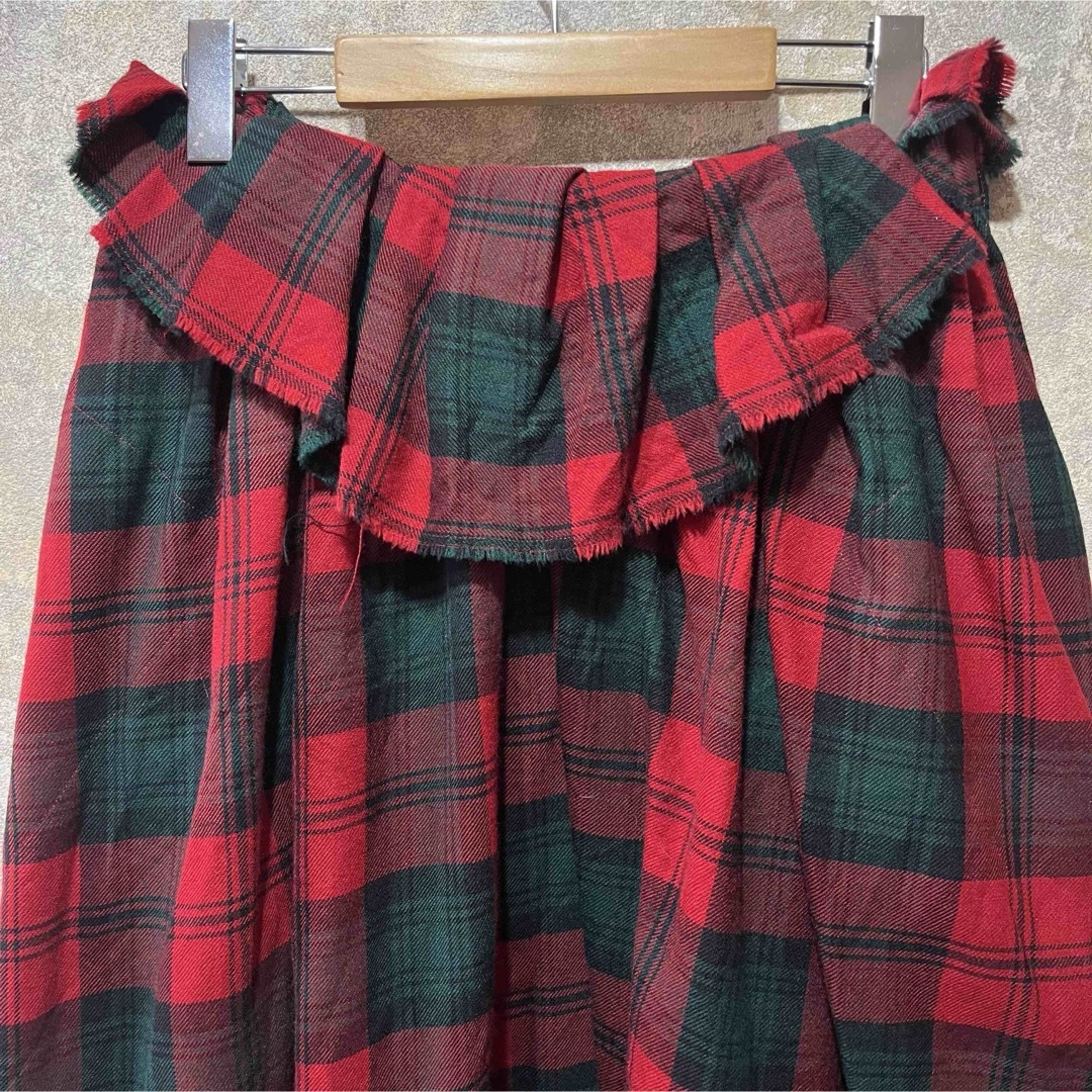 COMME des GARCONS - COMME des GARCONS 赤チェック サルエル COMME des GARCONS - COMME des GARCONS 赤チェック サルエル