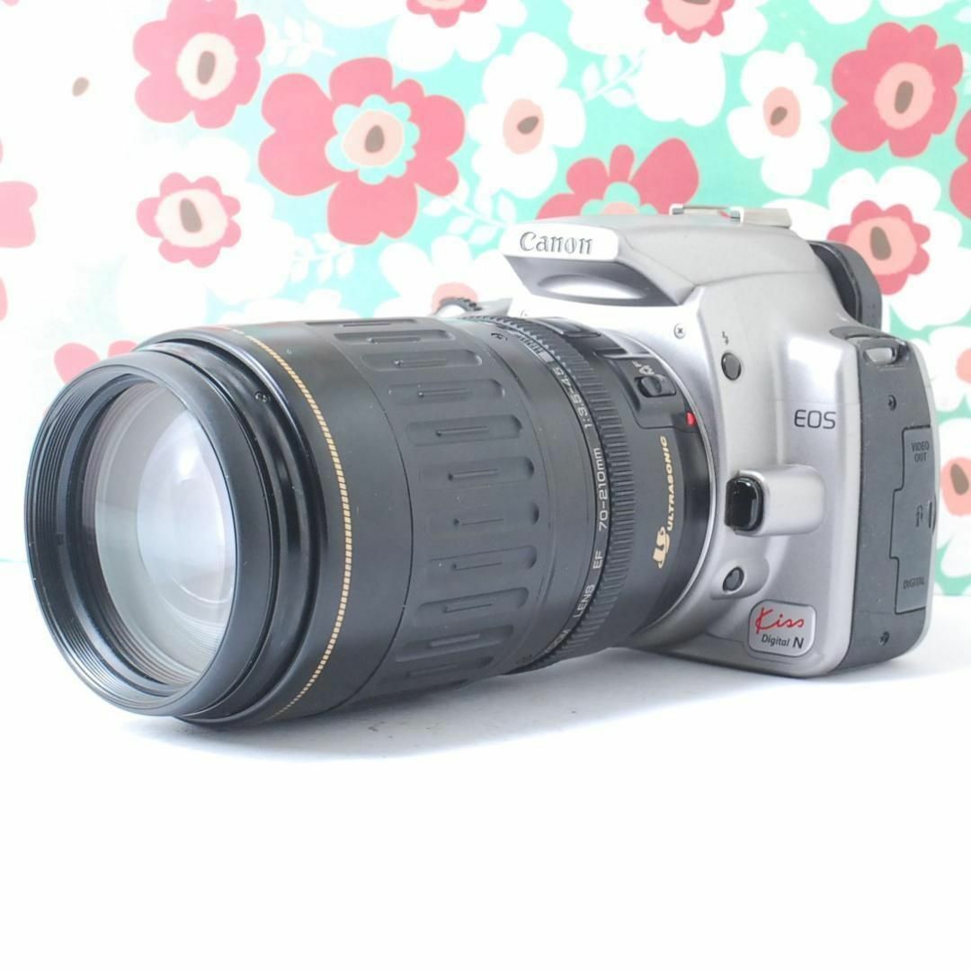 ❤初心者にオススメ❤Canon kiss N❤スマホに転送❤️望遠レンズ❤️ ❤初心者にオススメ❤Canon kiss N❤スマホに転送❤️望遠レンズ❤️