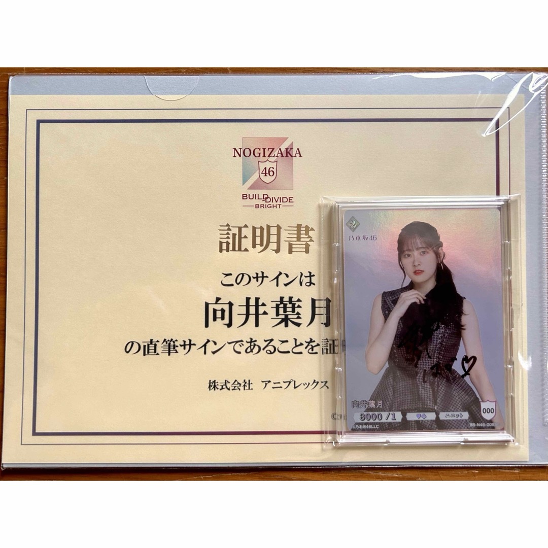 乃木坂46 - 乃木坂46ビルディバイド直筆サイン入り向井葉月の 乃木坂46 - 乃木坂46ビルディバイド直筆サイン入り向井葉月の