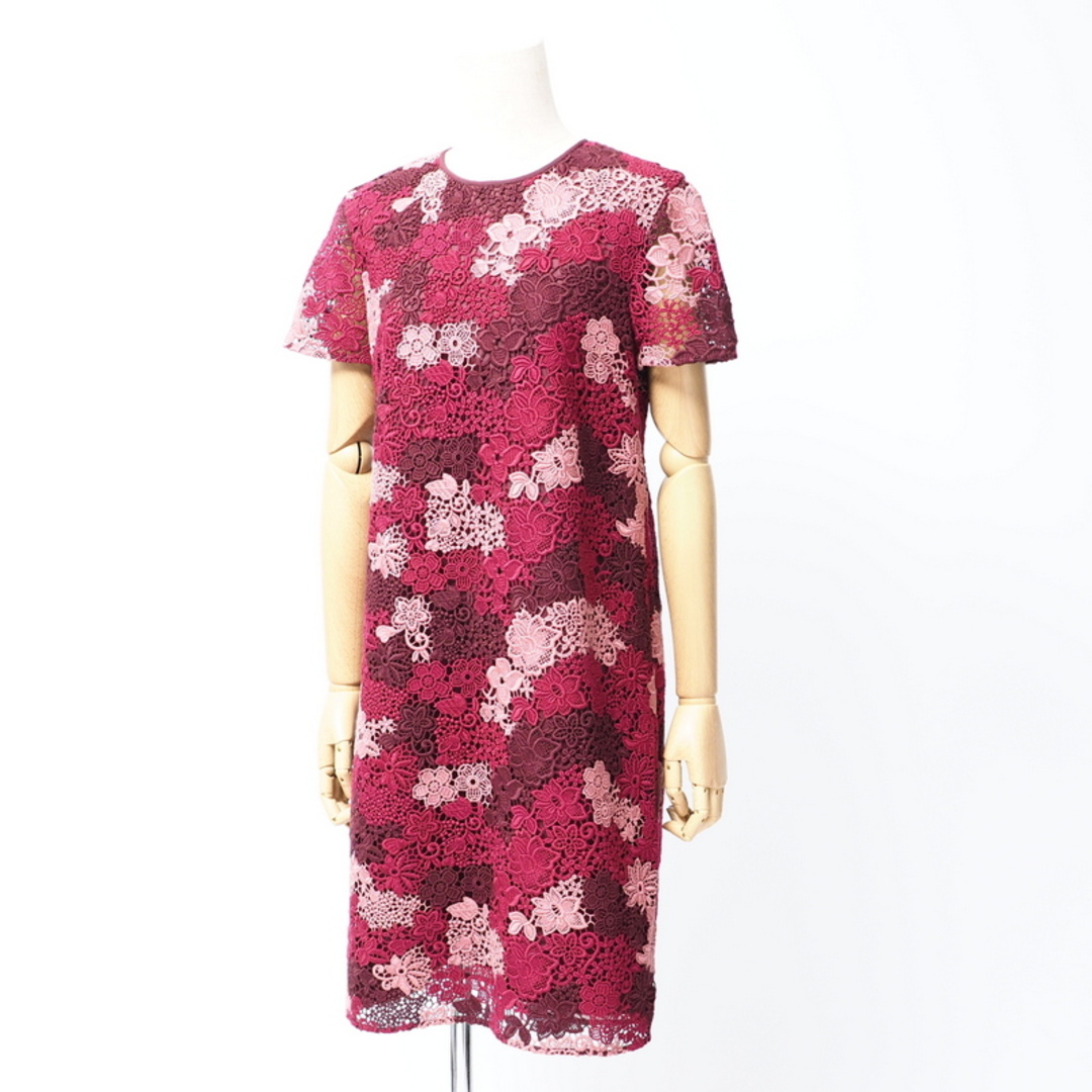BURBERRY - ■美品■BURBERRY バーバリー ワンピース サイズ175/84A 38 フラワーレース 半袖 ブランド古着【中古】20240613/RA0078