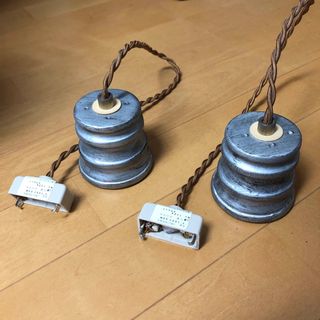 ペンダントライト　ランプシェード　2個セット　ソケットタイプ(天井照明)
