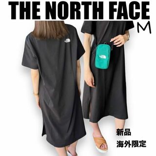 新品⭐️ノースフェイス　Tシャツワンピース　ブラック　M 韓国限定