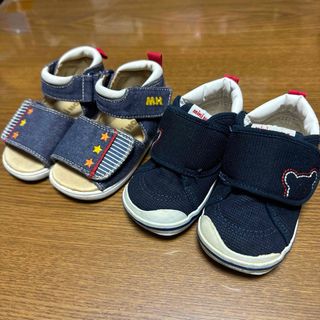 ミキハウス(mikihouse)のミキハウス 13cm ファーストシューズ•サンダル(スニーカー)