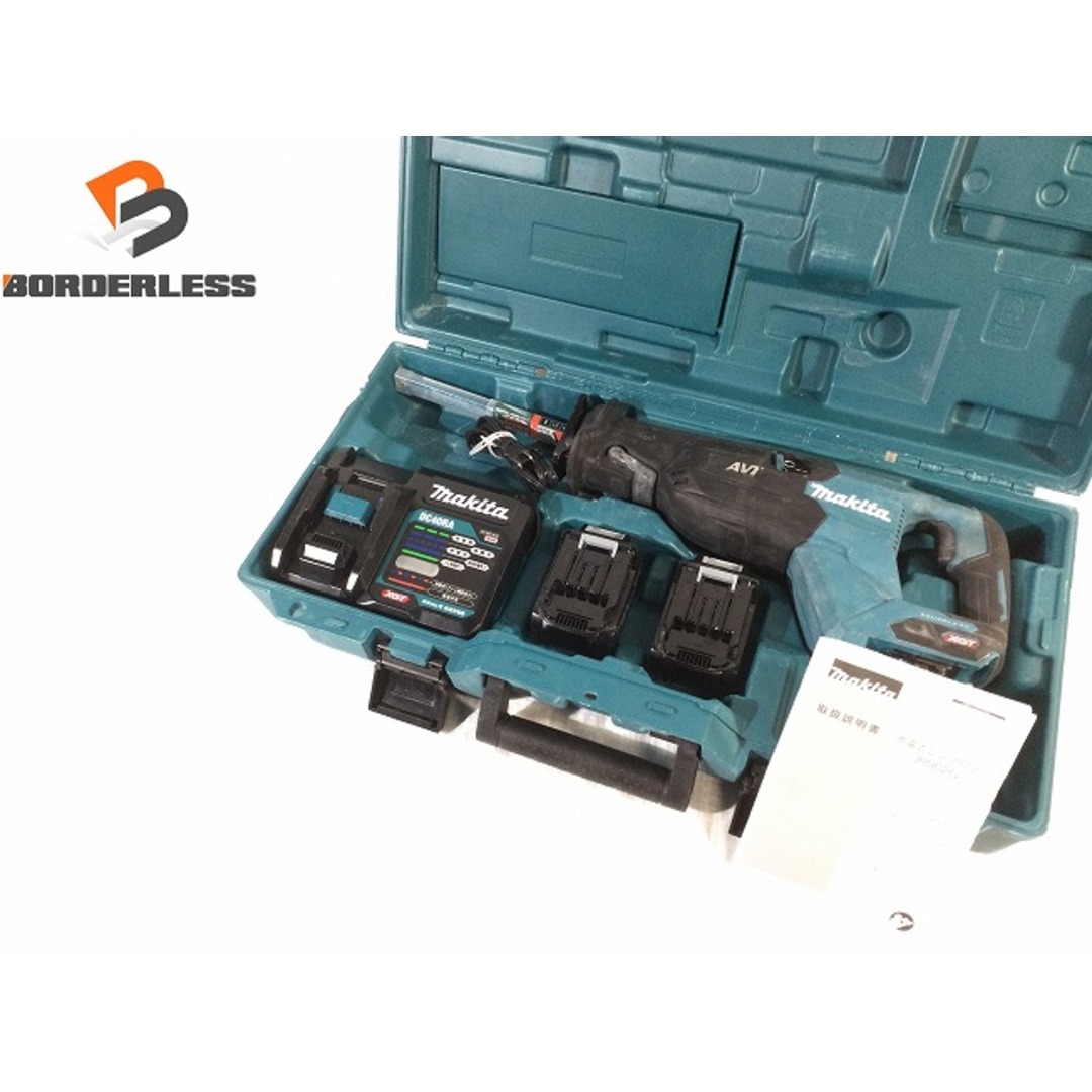 ☆中古品☆makita マキタ 40Vmax 充電式レシプロソー JR002GRDX ☆中古品☆makita マキタ 40Vmax 充電式レシプロソー JR002GRDX
